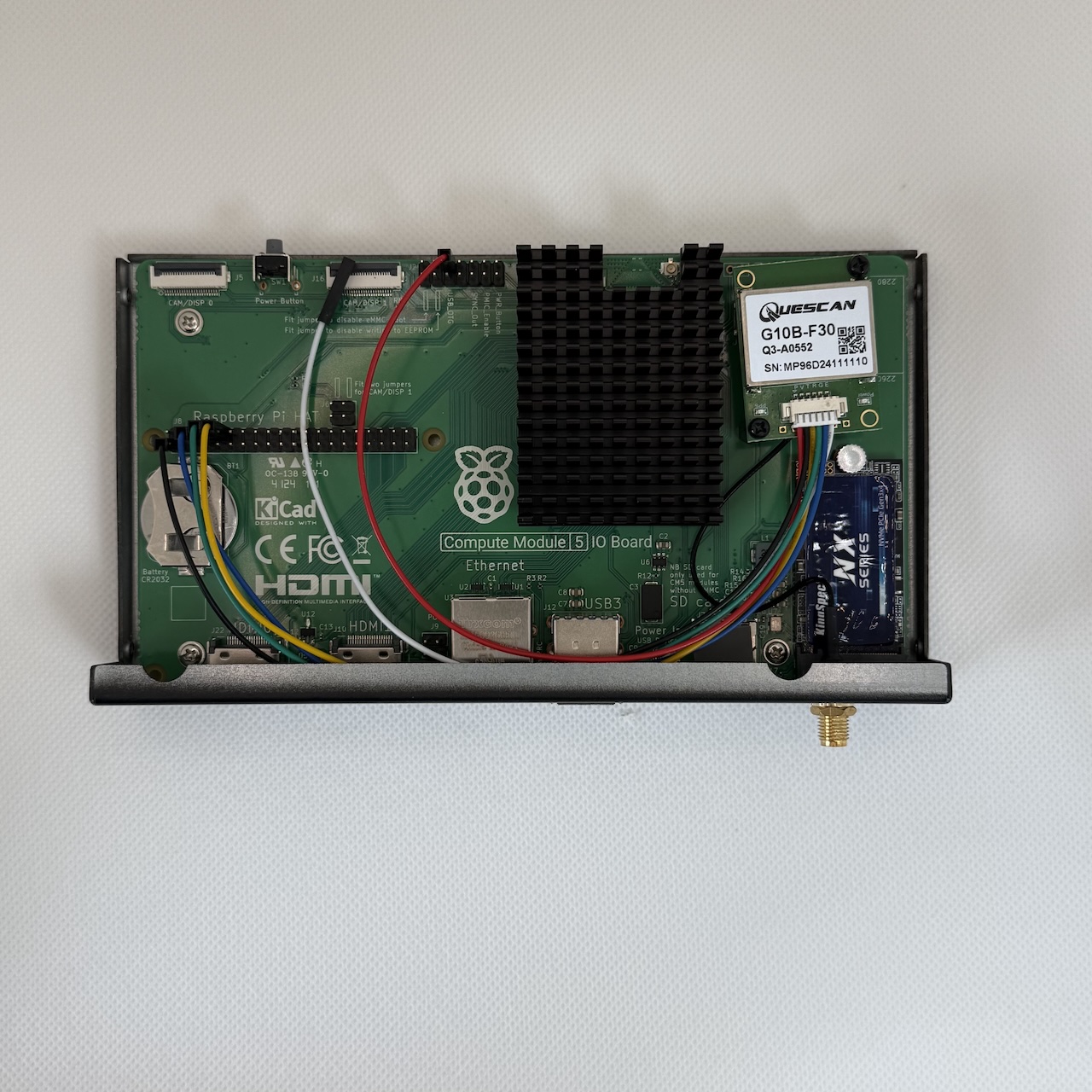 CM5 with Quescan 4-hole board